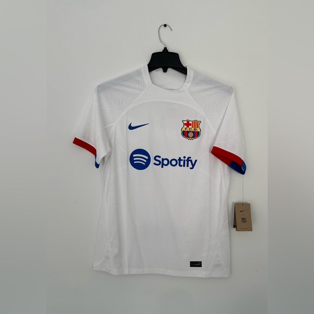 NWT NIKE FC BARCELONA 23/24 DRI-FIT ADV MATCH SS AWAY JERSEY - Picture 3 of 10